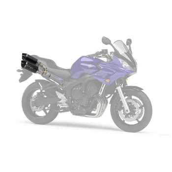 Motocicleta Mijlocul Conductei Complet Sistem de Evacuare Link-ul de Conectare Accesorii Pentru Yamaha FZ6 FZ6-N FZ6S 2004 2005 2006 2007 2008 2009