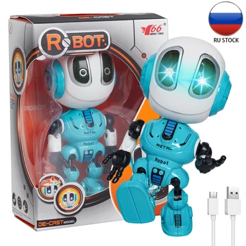 Aliaj de Înregistrare Inteligentă Vorbind Robot Dialogue Manual de Deformare Robot Boy 1-2-3 Ani, 4 Copii 5 Copii 6 Jucarii USB