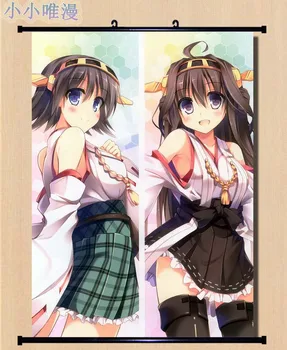 Jocuri Anime Kanta! Colecție KanColle personaje fata sexy Haruna & Kongo Home Decor Perete Scroll Poster Decorativ Poze