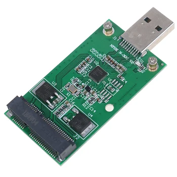 Mini USB 3.0 la PCIE mSATA SSD Extern PCBA Conveter Adaptor de Card