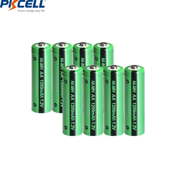 30pcs PKCELL Ni-MH aa 1200mAh 1.2 V NiMH AA Baterie Reîncărcabilă Industriale Bateria Bateriile Butonul de Sus pentru lumini de jucărie