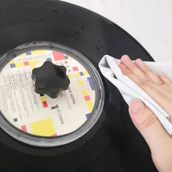 Eticheta Saver Curat LP Vinil Record de Curățare de Protecție Clip Fonograf Jucător Accesorii