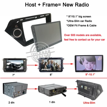 HANGXIAN Auto 2Din Radio Fascia cadru pentru Hyundai Accent 2006-2011 DVD auto gps Panoul de Bord Kit de Instalare Cadru Trim Bezel