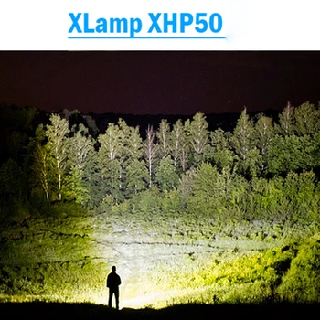 USB lanterna 6000 lumeni xhp50 Vânătoare Lanterna 26650 Super-Zoom Puternic led Reîncărcabilă 18650