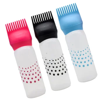3PCS de Plastic Convenabil, Practice, Durabile Sticle de Șampon Vopsea de Păr Containere de Păr Instrumente de Colorat cu Pieptene pentru Păr Styling Sal