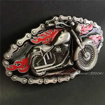 Cowboy Ardere motocicleta de Metal Catarama Clasica motociclist moda Catarame se Potrivesc 4cm Curea Largă Bărbați,Femei, Blugi,Haine, accesorii