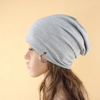 Noua moda simplu de Toamnă și de iarnă tricot bouncy pălărie confortabil, cald inel de Fier de culoare solidă apărători pentru urechi ajustabile unisex tendință pălărie