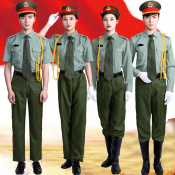 Noi Sosesc Armata Cor de Performanță Costum pentru Femei Uniformă Militară Trupa Tambur Echipa de Performanță Etapă de Îmbrăcăminte