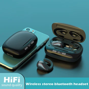 TWS Căști Bluetooth Streo Pavilioane Wireless cu LED-uri de Putere Caz de Afișare 3D Sunet Stereo T20 Impermeabil Whit Încărcare Cutie