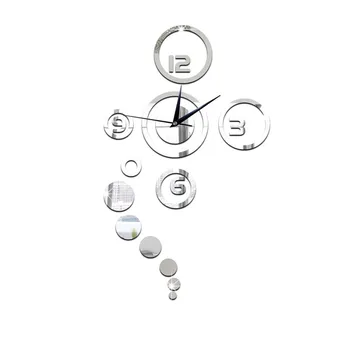 3D Acril DIY Oglindă de Perete Sticker Ceas de Decor Acasă Ceas de Perete Oglindă Camera de zi Oglindă Ceas de Perete Ceas de Moda Decor