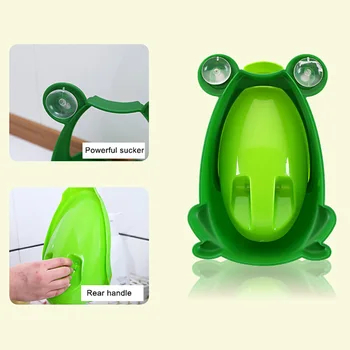 Broasca drăguț Forma Copii Baieti Olita Pipi de Formare Toaletă Pisoar cu ventuze superise design baby livrările de jucărie pentru copii