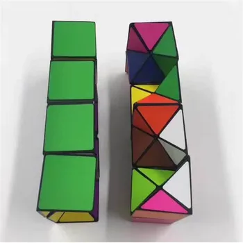 2 Buc 1 Set Colorat de Pliere Cub Magic Star Infinit Puzzle Cub de Jucărie pentru Copii Copii Cadou Jucărie de Tineret Instrucțiuni Adult