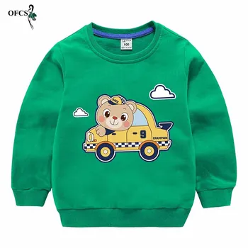 Copii Pulover Nou Haine de Toamna pentru Copii Băiat și Fată de Desene animate de Imprimare Full tricou Casual, din Bumbac Copilul Sweatershirt Topuri 18M-12T