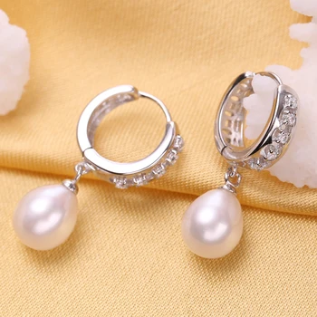 FENASY moda Bijuterii Seturi de Cercei din argint Pentru Femei argint 925 cercei moda de apă dulce pearl bijuterii 2018 noi