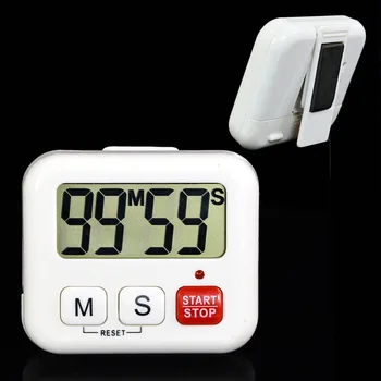 LCD Digital Magnetic Bucătărie Formare Sport Contra Cronometru Numărătoarea inversă Până La 99 de Minute Bucătărie, Ceas Deșteptător Sport Cronometre