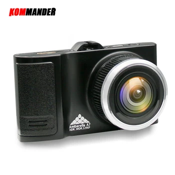 KOMMANDER Dvr-uri Auto GPS Camera 2 in 1 LDWS Ambarella A7LA50 Viteza cam Full HD 1296P Video Recorder 3