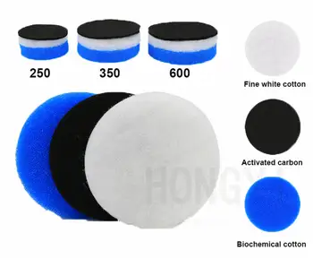 Carbon activat biologice, fizice negru albastru alb de bumbac de înlocuire a filtrului de bumbac pentru 250 350 600 filtru găleată