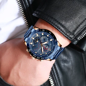 CRRJU Moda barbati ceasuri de Lux de Top de Brand Cronograf Ceas barbat Sport Impermeabil Cuarț ceas barbati ceas relogio masculino