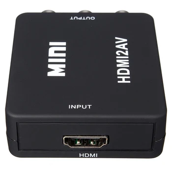 Promovare! Mini HDMI la RCA Composite Video o AV Adaptor Convertor Adaptor 720P 1080P