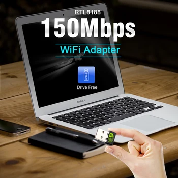 Oppselve USB WiFi Adaptor Ethernet USB WiFi Dongle 150Mbps, 2.4 G USB Adaptor Wi-Fi PC-Antena Wi Fi Receptorul de placa de Retea Wireless