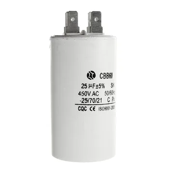 Masina de spalat pompa de apa frigider CQC CBB60-25UF 450V AC 50Hz / 60Hz 1buc începe benzina putere generator cu condensator