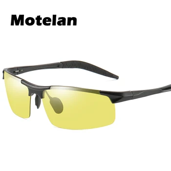 Zi Noapte Fotocromatică Polarizat ochelari de Soare Barbati de Pescuit în aer liber Masculin Siguranță UV400 Ochelari de vedere de Noapte Galben Gri Ochelari