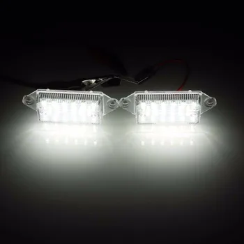 2 buc LED-uri Albe Numărul de Înmatriculare Lampă de Lumină Pentru Mitsubishi 2003-2017 Lancer & 2007-2016 Evolution X de Lumină