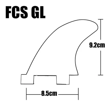 FCS G5+GL-Quad-Aripioare din fibra de sticla Surf Fin quad quillas Surf fcs quad aripioare Fagure de miere placă de Surf Fin Quilhas Transport Gratuit