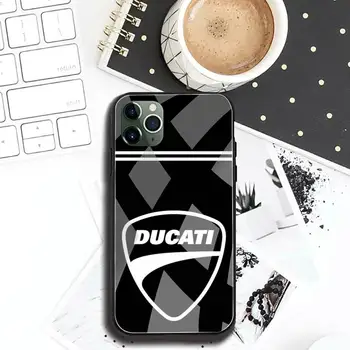 Ducati Corse Logo Caz Telefon din Sticla Temperata Pentru iPhone 11 XR Pro XS MAX 8 X 7 6S 6 Plus SE 2020 caz