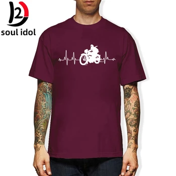 D2 Fierbinte de vânzare de Moda MOTOCICLETA CICLU MOTOCICLIST INIMII T-shirt. Mici la 5XL Biciclete Vintage Tee shirt