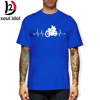 D2 Fierbinte de vânzare de Moda MOTOCICLETA CICLU MOTOCICLIST INIMII T-shirt. Mici la 5XL Biciclete Vintage Tee shirt