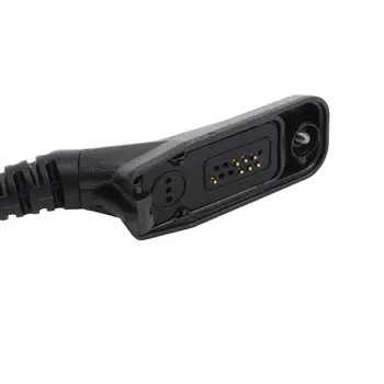 JXEJXO Cu suport Microfon Cască Cască Dual ASV pentru Motorolao Ham Radio pentru APX2000 APX7500 DGP4150 DP3400 DP3401 MTP850S