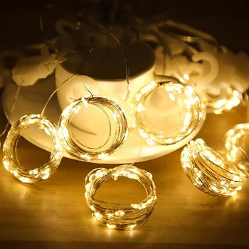 Șir LED cu Lumina Alb Cald Acasă de Crăciun Ghirlanda Petrecere Decoratiuni Alimentat prin USB Pentru Petrecerea de Crăciun de Nunta Instrumente