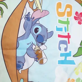 Disney Drăguț Lilio Ochi De Copil Plajă Prosop Moale De Apă De Absorbție Respirabil Copii Adulți Prosop De Plajă Pătură Cadou Arunca Covor