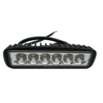 6 LED-uri de la fața Locului / Inundații 18W Lumina de Lucru Worklight 4WD 12V/24V cu Led lumini de Lucru pentru Off-Road Auto SUV Van Masina Motocicleta ATV-uri Camioane