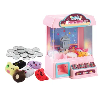 Copiii Mașină Cu Gheare Muzicale Acționate Cu Monede Gabinete Gamer Jocul Mini Arcade Mașină Automat De Muzică Ușoară Grabber Jucarii Pentru Copii Cadouri