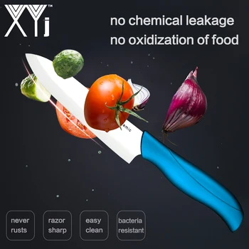 XYj Chef Ceramice Cuțit De Bucătărie Oxid De Zirconiu Set Cutite De Fructe Vegatable Anti-Bacterii Bucătărie Din Ceramică De Gătit Unelte High End
