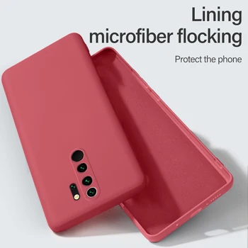 Ultra-subțire Drăguț Curea Silicon Lichid Telefon Caz Pentru Xiaomi Redmi Note 10 9 s 8 Km 10 9 8 Lite Pro Lux Capac Moale Coque