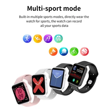 Y68 Plus Bluetooth Reîncărcabil Inteligenta Atinge Sport Bratara Fitness Tracker Ceas