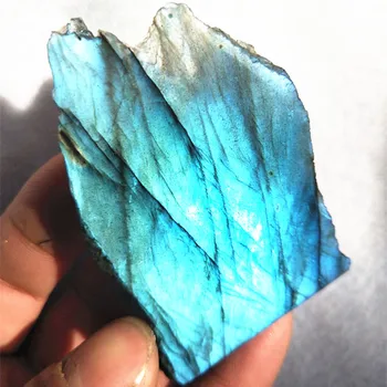55mm frumos albastru labradorit adevărat cristal minerală naturală de vindecare probe transport gratuit