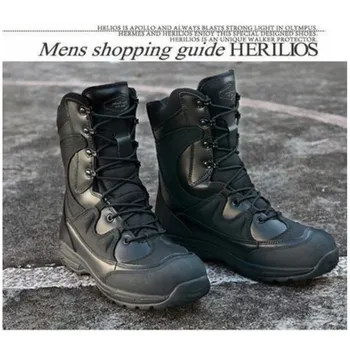 Toamna Iarna pentru Bărbați Bocanci Militari Chinezi Tactice Încălțăminte Glezna Snow Boot de Înaltă Calitate de Om Siguranță Puncție Dovada Vibram Pantofi