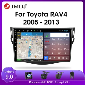 JMCQ Android 9.0 Radio Auto Pentru Toyota RAV4 Rav 4 2005-2013 Multimidia Video Player 2 din DSP RDS 4G, GPS Navigaion Split Screen