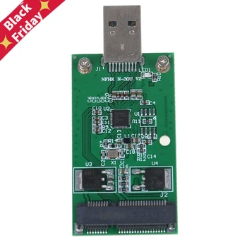 Fierbinte de Vânzare Mini USB 3.0 la PCIE mSATA SSD Extern PCBA Conveter Adaptor de Card