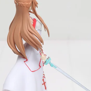 18cm Anime-ul Sword Art Online Asuna Aincrad PVC Acțiune Figura Yuuki Asuna Modelul de Colectare pentru copii Jucarii pentru copii cadouri