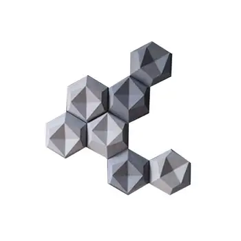 Geometrice Perete de Beton Matrite TV de Fundal Decorare Perete de Cărămidă Forme de Silicon de Perete Țiglă de Piatră Hexagon Ambarcațiunile de Mucegai Silicon