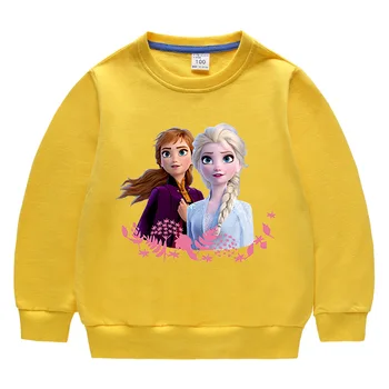 Disney Frozen Pulover Cu Maneca Lunga Din Bumbac Printesa Elsa Haine Copii Haine De Fata