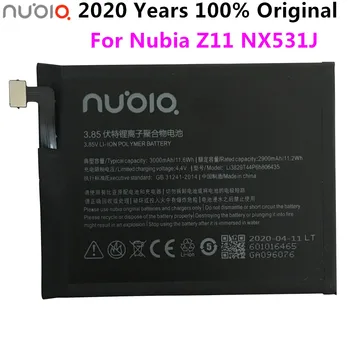 2020 Nou pentru nubia z11 NX531J Z11 Li3829T44P6h806435 3000mah baterie Reîncărcabilă Li-ion Built-in telefon mobil baterie litiu-polimer