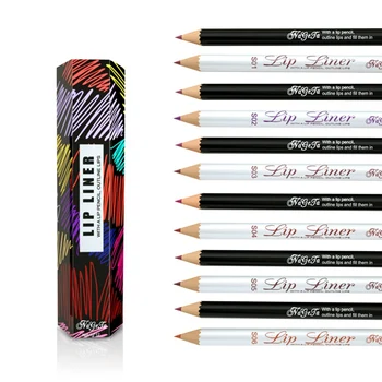 12 Culori/Set Sexy Matte Lip Stick Lipliner Creion De Buze Creion Matt Nud Lipsliner Pen Set Frumusete Machiaj Cosmetice Instrument