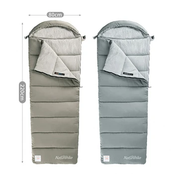 Naturehike Camping Sac de Dormit cu Glugă Ușoare Plic Sac de Dormit pentru Călătorie în aer liber Drumeții M180 / M300 / M400