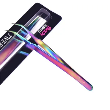 BeautyBigBang Curcubeu laser culoare cotul drept unghiera penseta unghii instrumente de întreținere gene unghii accesorii instrumente